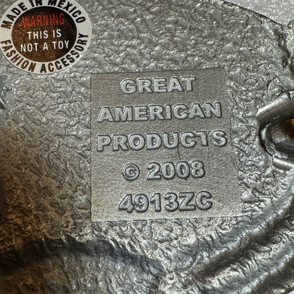 Great American Products 2008 Playing‎ Cards Poker Ace Belt Buckle - Picture 7 of 16